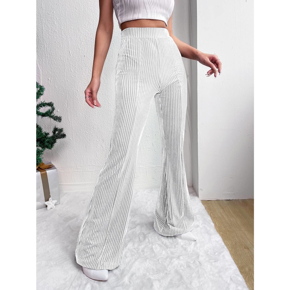 🌟 90's 00's High Waist Velvet Flare Leg Pants - Picture 11 of 11